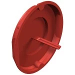 OBO Bettermann 2003321 Signaldeckel D=70mm rot UV 70 SD 25 Stück 