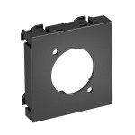 OBO Bettermann 6105237 Multimediaträger XLR 45x45mm schwarz-grau MTG-X O SWGR1 