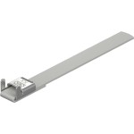 OBO Bettermann 6490210 Spannband mit Verschluss 8x0,3x200 schwarz SBF 8-200 A2K 25 Stück 