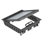 OBO Bettermann 7405085 Geräteeinsatz für Universalmontage GES9-3S U 9011 