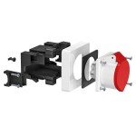 OBO Bettermann 6119485 CEE-Geräteeinbaudose mit CEE-Steckdose 32A 71GDCEE32 