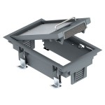 OBO Bettermann 7405100 Geräteeinsatz Doppelboden-Montage GES2 DB 7011 