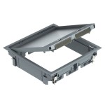 OBO Bettermann 7405070 Geräteeinsatz PA eisengrau GES9 10U 7011 