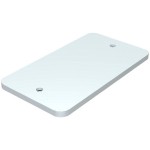 OBO Bettermann 2003218 Wandleuchten-Dosendeckel Unterputz 76x42x3 UW AD 10 Stück 