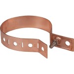 DEHN 423027 RRSV60150B105CU Regenrohrschelle 60-150mm Cu 