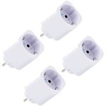 Shelly Plug & Play Plug M Gen3 White · 4er Set · Smarter Zwischenstecker 