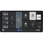 Shelly Unterputz · Wall Display X2i Black · WLAN · schwarz 