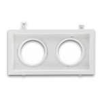 ISOLED 112577 Einbaurahmen AR111, eckig, 2 fach 