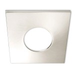 ISOLED 113065 Cover Aluminium eckig nickel gebürstet 