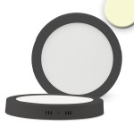 ISOLED 113331 LED Deckenleuchte schwarz, 24W, rund 