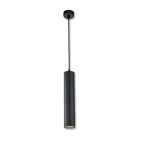 ISOLED 114217 Pendelleuchte 300 GU10, rund, schwarz 