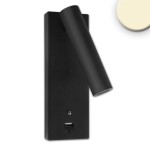 ISOLED 115640 LED Leseleuchte, 3W, schwarz 