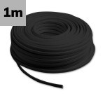 ISOLED 115754 Kabel Gummi ummantelt,schwarz, Meterware 