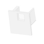 ISOLED 115865 Endk. EC221 weiß f. LED Fliesenp. UP10 