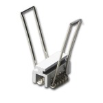 ISOLED 115878 Einbaufeder f. TUNNEL, Stahl, grau 