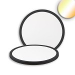 ISOLED 116713 LED Deckenleuchte Slim300 PRO, 18W, schwarz, IP44, DN300, ColorSwitch, Up&Down 