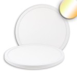 ISOLED 116714 LED Deckenleuchte Slim400 PRO, 25W, weiß, IP44, DN400, ColorSwitch, Up&Down 