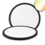 ISOLED 116715 LED Deckenleuchte Slim400 PRO, 25W, schwarz, IP44, DN400, ColorSwitch, Up&Down 