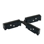 ISOLED 116732 Track48 T-Verbinder, flexibel, schwarz 