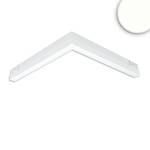 ISOLED 116746 Track48 Eckleuchte 90° horizontal weiß, 20W, 48V DC, 4000K, DALI 