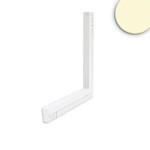 ISOLED 116747 Track48 Eckleuchte 90° vertikal weiß, 20W, 48V DC, 3000K, DALI 