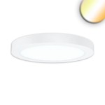ISOLED 116828 LED Aufbau/Einbauleuchte Flex Pro DN235, 16W, weiß, ColorSwitch 