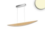 ISOLED 116843 LED Pendelleuchte FÖHNIG, 1.17m, 14W, Holz/nickel 