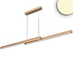 ISOLED 116860 LED Pendelleuchte HOLZDRIFT, 1.5m, 28,5W, Holz 