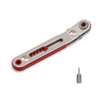 ISOLED 117010 Mini-Ratsche (Umschalt-Knarre) inkl. 1,5mm Sechskantbit 