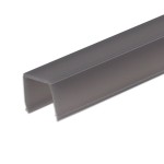 ISOLED 117106 COVER schwarz/matt für Track48 Aufbauschiene 