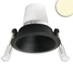 ISOLED 117125 LED Einbaustr. Back68, schwarz matt 