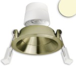 ISOLED 117132 LED Einbaustr. Back68, messing geb. 