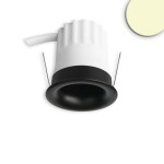 ISOLED 117246 LED Einbaustrahler BACK32, schwarz matt 
