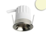 ISOLED 117251 LED Einbaustrahler BACK32, nickel geb. 