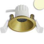 ISOLED 117269 LED Einbaustrahler BACK45, gold, rund 