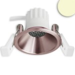 ISOLED 117277 LED Einbaustrahler BACK45, rosegold, rund 