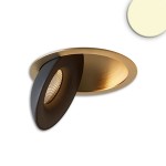 ISOLED 117375 LED Einbauleuchte Sphere gold/schwarz, 2700K 