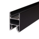 ISOLED 117388 LED Leuchtenprofil HALON Aluminium schwarz 