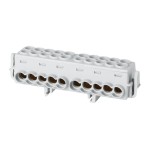 f-tronic 7110019 N-PE Klemme FIK, 2x5-polig, schraubbar 