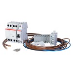 f-tronic 7110035 WP63-Set, Schütz63A4pol., Plombierkappe, LS6A1pol., inkl. Verdrahtung 