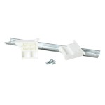 f-tronic 7110038 Hutschiene inkl. Halter, Schrauben, HU-SET 