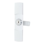 f-tronic 7110058 Türgriffset mit Schließung, inkl. zwei Schlüsseln 