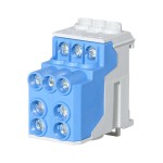 f-tronic 7110082 Unterverteilungsblock 100A, bl, Kupfer-/Aluleiter, UVB100albl 