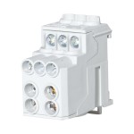 f-tronic 7110206 Unterverteilungsblock 100A, 1-polig, gr, UVB100gr 