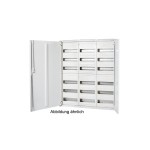 f-tronic 7110247 Verteilerschrank VS3-7, 3-feldrig, 7r, 1100x800x210mm 