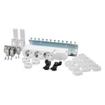 f-tronic 7110496 Medienvert. Ausbaupaket 1, STECKD3K, GK45, KKL, PATCH12, 6x RJ45 