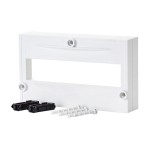 f-tronic 7110617 Abdeckung Anschlussraum, 1-reihig, ZSAAAR1-S, mit Schrauben 