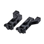 f-tronic 7110651 Befestigungsdom BFDH-SET mit, Klemmenhalter rechts u. links, für flache Haube 