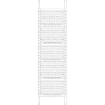 f-tronic 7140196 Kommunikationsfeld KX6, 1-feldrig, H=900mm 