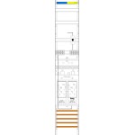 f-tronic 7143026 Zählerfeld E19-10-10L-PV, 1-feldrig, H=1350mm, 2-eHZ, Kaskade, 1 HSP 